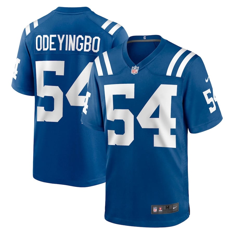 Dayo Odeyingbo 54 Indianapolis Colts Men Game Jersey - Royal JS9348 nicesnker