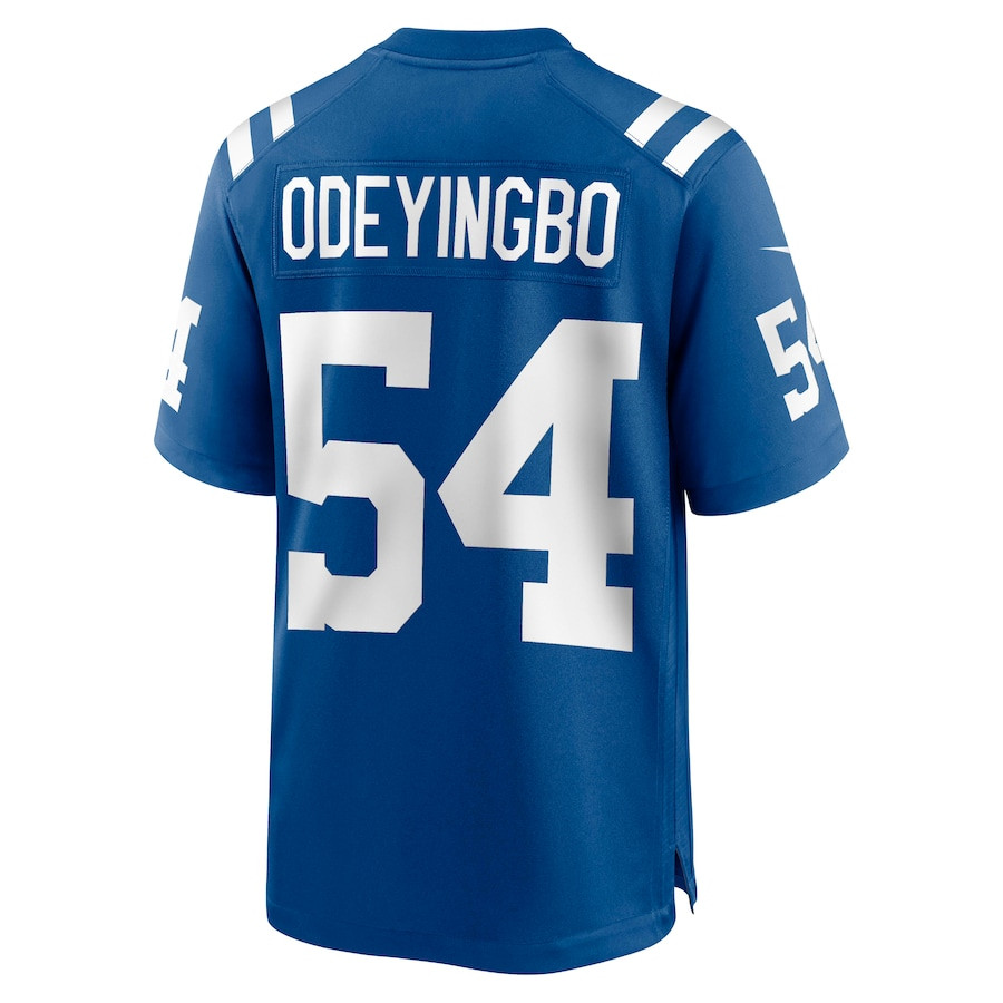 Dayo Odeyingbo 54 Indianapolis Colts Men Game Jersey - Royal JS9348 nicesnker - Image 3
