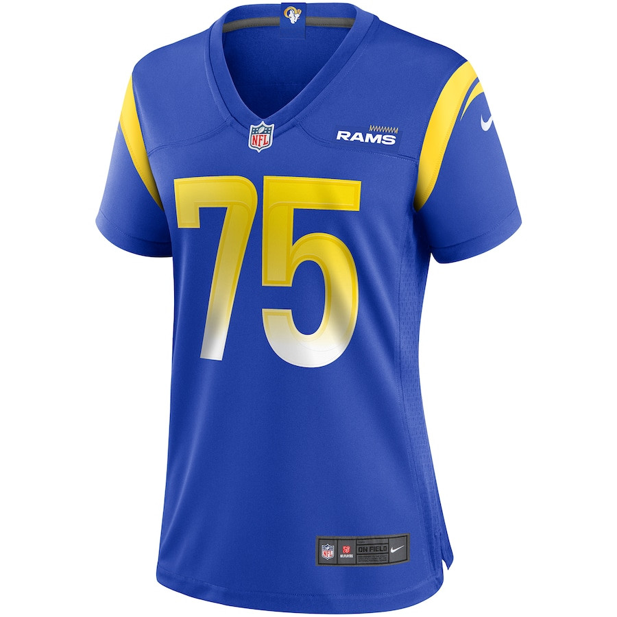 Deacon Jones 75 Los Angeles Rams Women Game Retired Jersey - Royal JS2140 nicesnker - Image 2