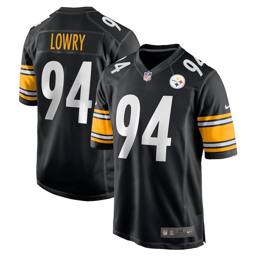 Dean Lowry 94 Pittsburgh Steelers Game Men Jersey - Black JS3742 nicesnker