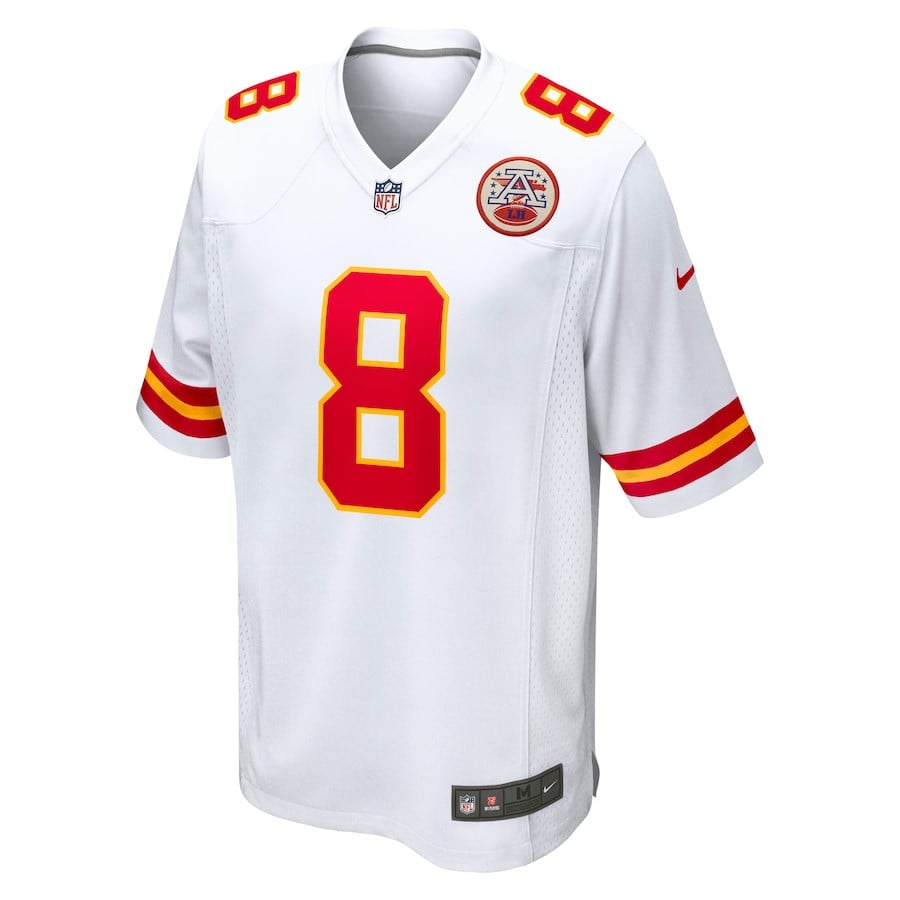 DeAndre Hopkins 8 Kansas City Chiefs Player Game Men Jersey - White JS6712 nicesnker - Image 2