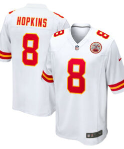 DeAndre Hopkins 8 Kansas City Chiefs Player Game Men Jersey - White JS6712 nicesnker