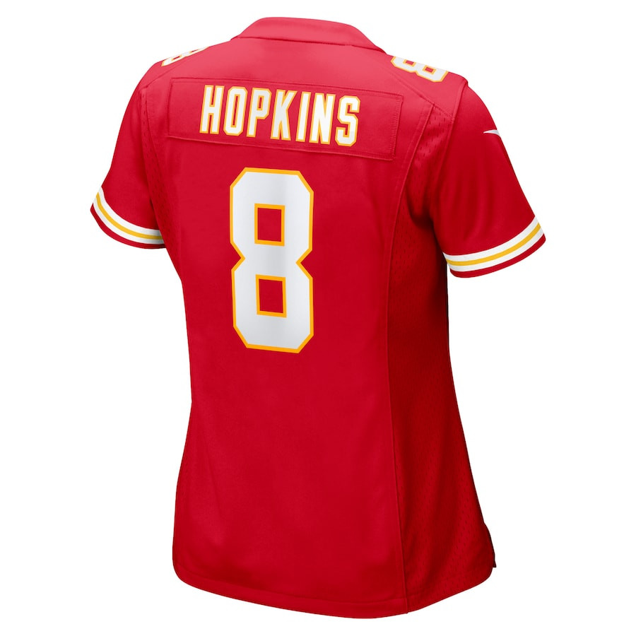DeAndre Hopkins 8 Kansas City Chiefs Women's Player Game Jersey - Red JS5227 nicesnker - Image 3