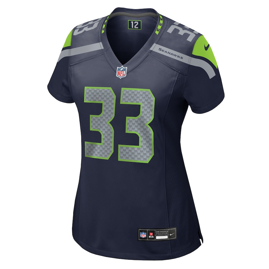 Dee Williams 33 Seattle Seahawks Women's Game Jersey - College Navy JS8934 nicesnker - Image 2