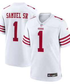 Deebo Samuel Sr 1 San Francisco 49ers Game Men Jersey - White JS6978 nicesnker