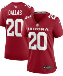 DeeJay Dallas 20 Arizona Cardinals Women's Game Jersey - Cardinal JS8689 nicesnker