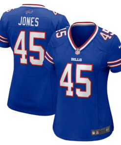 Deion Jones 45 Buffalo Bills Women's Game Jersey - Royal JS7116 nicesnker