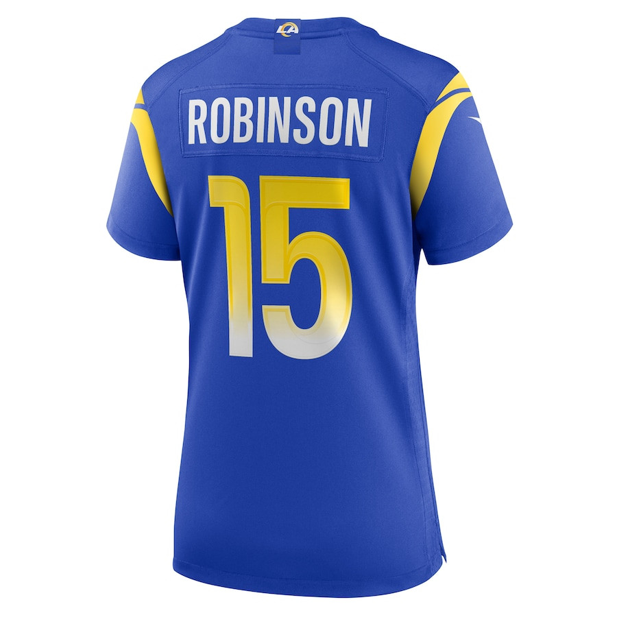 Demarcus Robinson 15 Los Angeles Rams Women's Game Jersey - Royal JS6693 nicesnker - Image 3