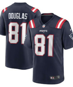Demario Douglas 81 New England Patriots Game Men Jersey - Navy JS6910 nicesnker