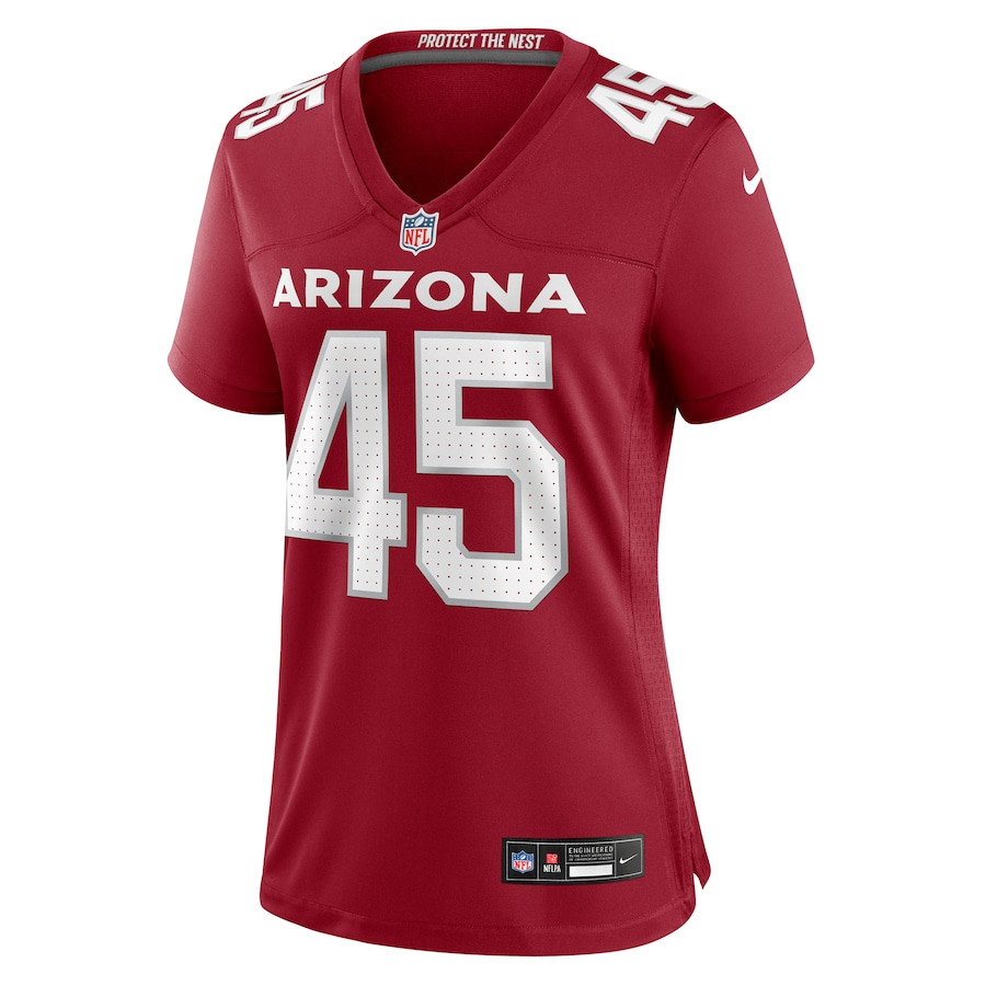 Dennis Gardeck 45 Arizona Cardinals Women's Game Jersey - Cardinal JS7978 nicesnker - Image 2