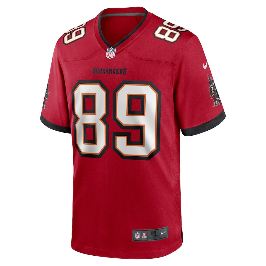 Dennis Houston 89 Tampa Bay Buccaneers Game Men Jersey - Red JS5518 nicesnker - Image 2