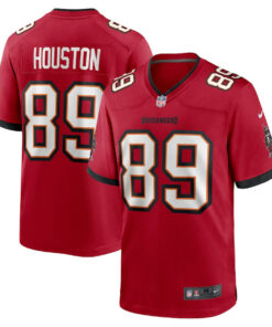 Dennis Houston 89 Tampa Bay Buccaneers Game Men Jersey - Red JS5518 nicesnker