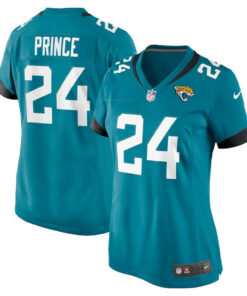 De??ntre Prince 24 Jacksonville Jaguars Women's Game Jersey - Teal JS7263 nicesnker