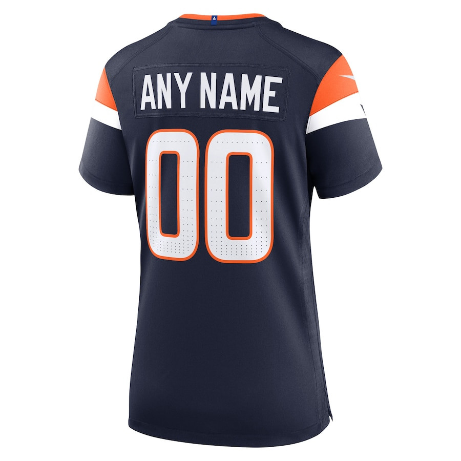 Denver Broncos Custom Alternate Game Women Jersey - Navy JS8892 nicesnker - Image 3