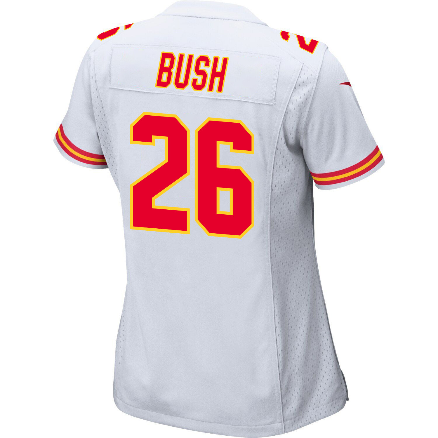 Deon Bush 26 Kansas City Chiefs Super Bowl LVIII Patch Game Women Jersey - White JS4008 nicesnker - Image 3