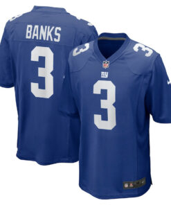 Deonte Banks 3 New York Giants Game Men Jersey - Royal JS7551 nicesnker