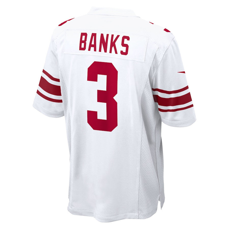 Deonte Banks 3 New York Giants Game Men Jersey - White JS6991 nicesnker - Image 3