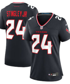 Derek Stingley Jr. 24 Houston Texans Women Game Jersey - Navy JS1256 nicesnker