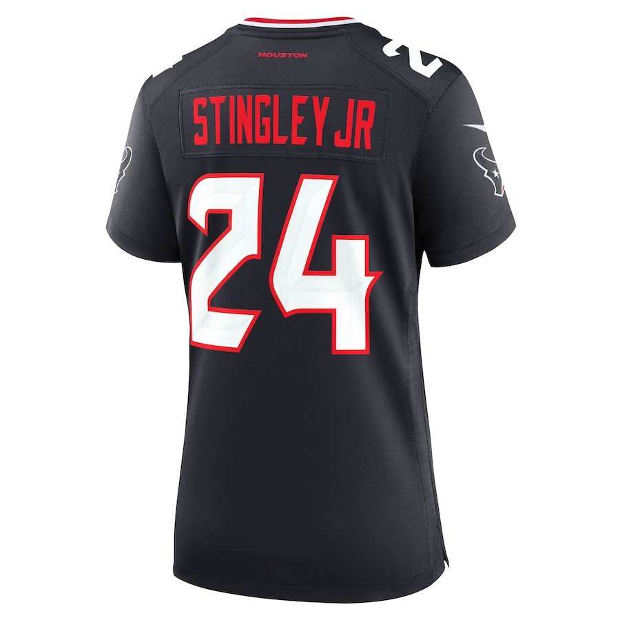 Derek Stingley Jr. 24 Houston Texans Women Game Jersey - Navy JS1256 nicesnker - Image 3