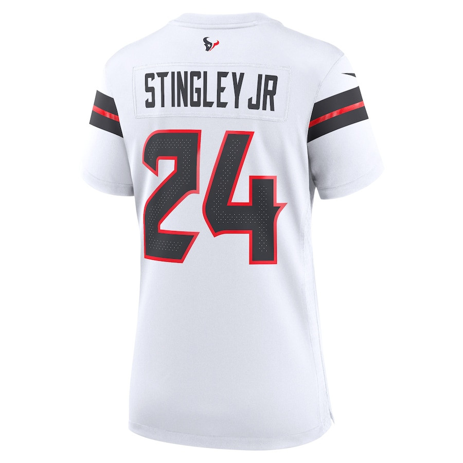 Derek Stingley Jr. 24 Houston Texans Women Game Jersey - White JS6118 nicesnker - Image 3