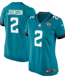 D'Ernest Johnson 2 Jacksonville Jaguars Women's Game Jersey - Teal JS5506 nicesnker