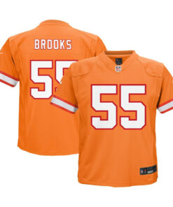 Derrick Brooks 55 Tampa Bay Buccaneers Retired YOUTH Game Jersey - Orange JS6157 nicesnker