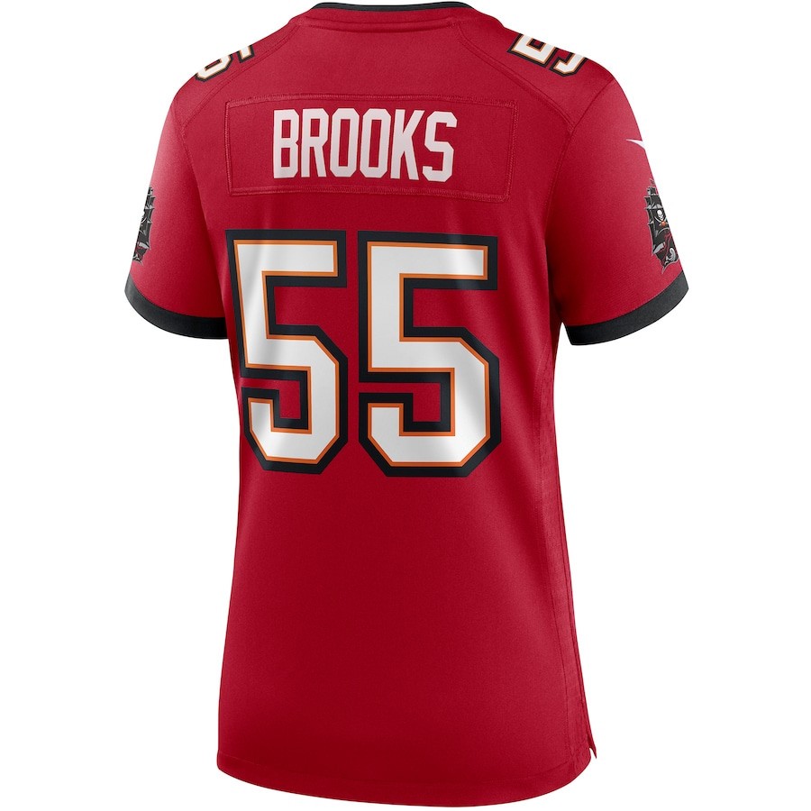 Derrick Brooks 55 Tampa Bay Buccaneers Women Game Retired Jersey - Red JS5110 nicesnker - Image 3