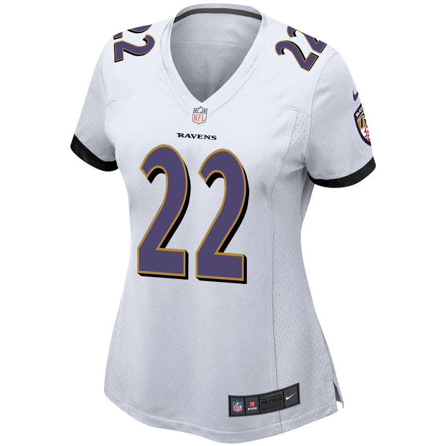Derrick Henry 22 Baltimore Ravens Game Women Jersey - White JS1398 nicesnker - Image 2