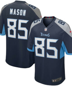 Derrick Mason 85 Tennessee Titans Men Game Retired Jersey - Navy JS9762 nicesnker