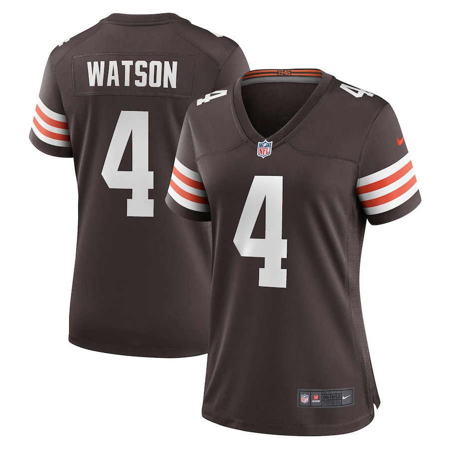 Deshaun Watson 4 Cleveland Browns Women Jersey - Brown JS7086 nicesnker