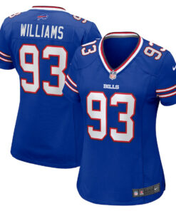 DeShawn Williams 93 Buffalo Bills Women's Game Jersey - Royal JS2574 nicesnker