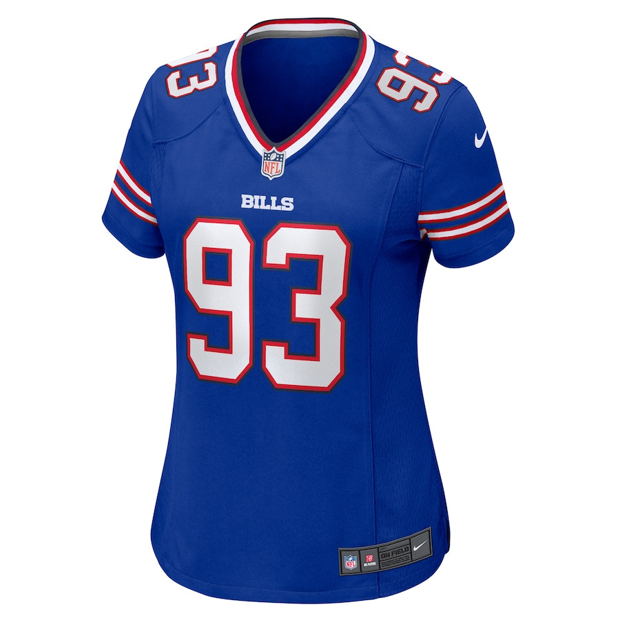 DeShawn Williams 93 Buffalo Bills Women's Game Jersey - Royal JS2574 nicesnker - Image 2