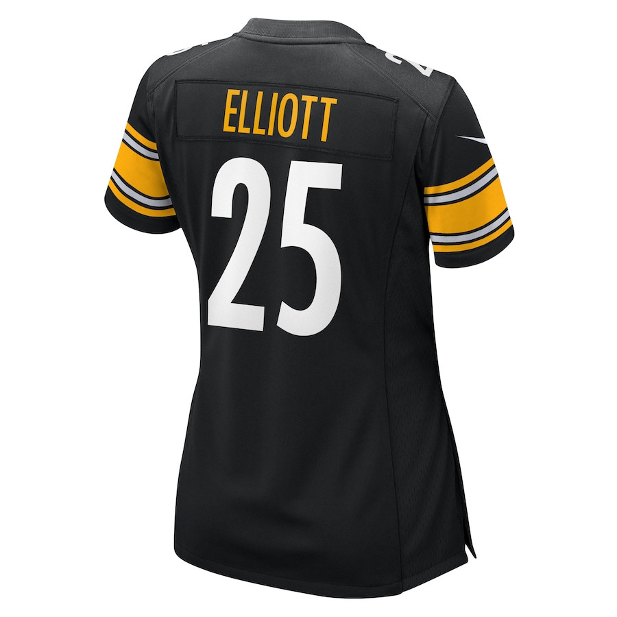 DeShon Elliott 25 Pittsburgh Steelers Women's Game Jersey - Black JS8826 nicesnker - Image 3