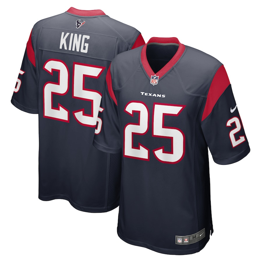 Desmond King 25 Houston Texans Game Men Jersey - Navy JS6517 nicesnker