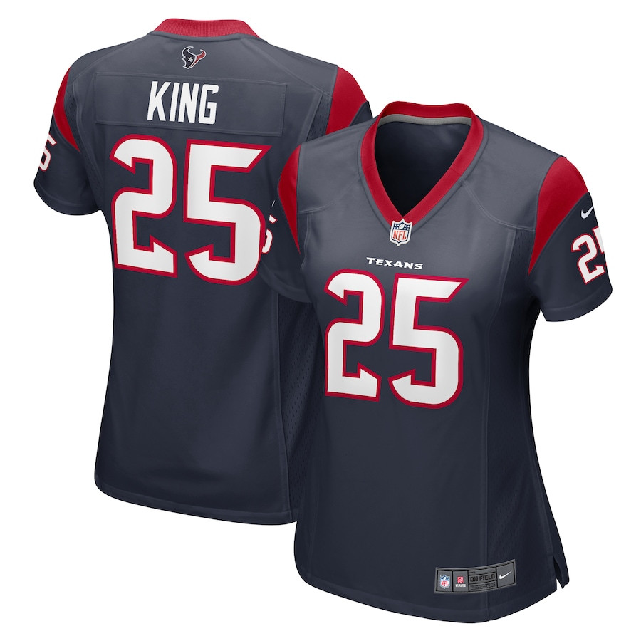 Desmond King 25 Houston Texans Women Game Jersey - Navy JS6991 nicesnker