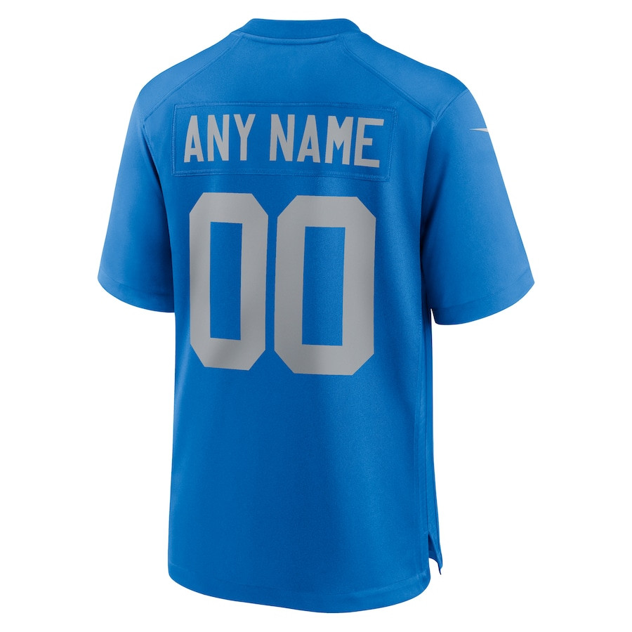 Detroit Lions Alternate Custom Game Men Jersey - Blue JS4149 nicesnker - Image 3
