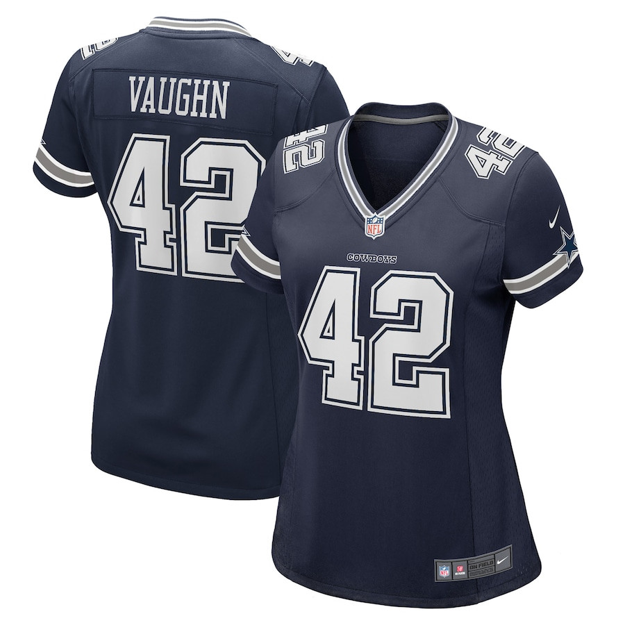 Deuce Vaughn 42 Dallas Cowboys Game Women Jersey - Navy JS8970 nicesnker