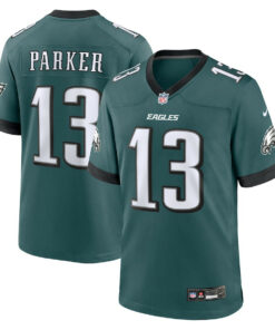 DeVante Parker 13 Philadelphia Eagles Game Men Jersey - Midnight Green JS8383 nicesnker