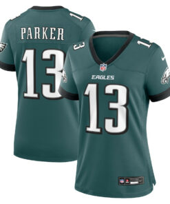 DeVante Parker 13 Philadelphia Eagles Women Game Jersey - Midnight Green JS9127 nicesnker