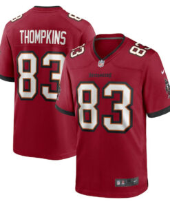 Deven Thompkins 83 Tampa Bay Buccaneers Men Game Jersey - Red JS4123 nicesnker