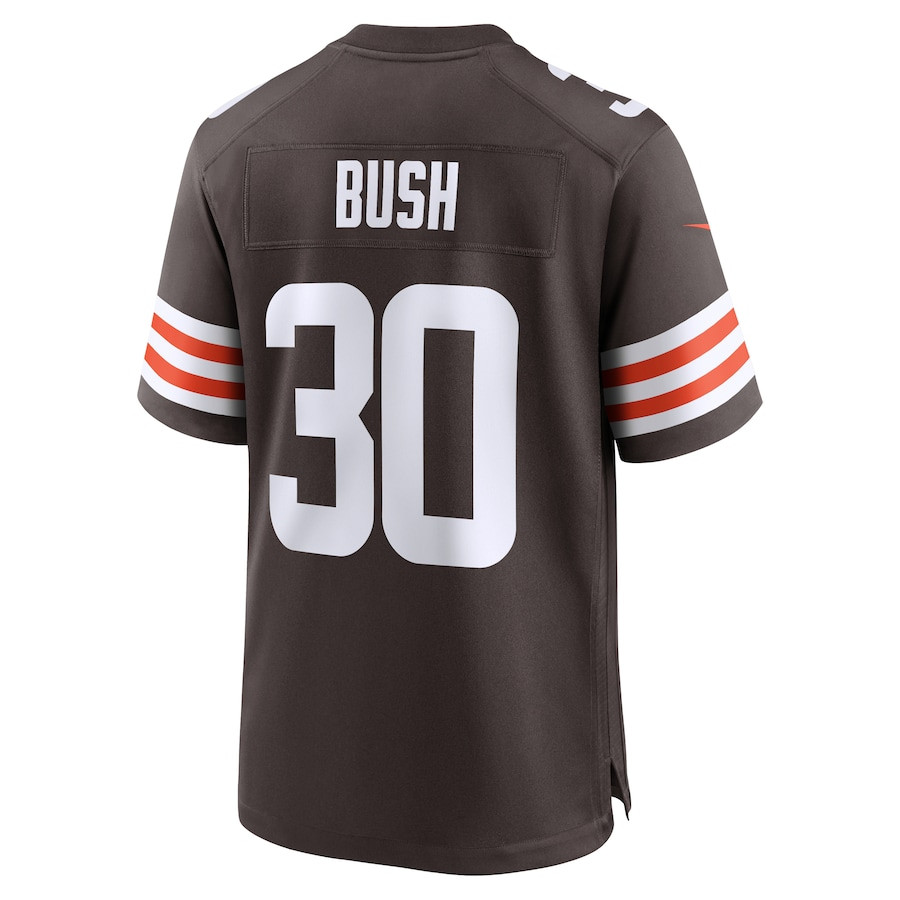 Devin Bush 30 Cleveland Browns Game Men Jersey - Brown JS6505 nicesnker - Image 3