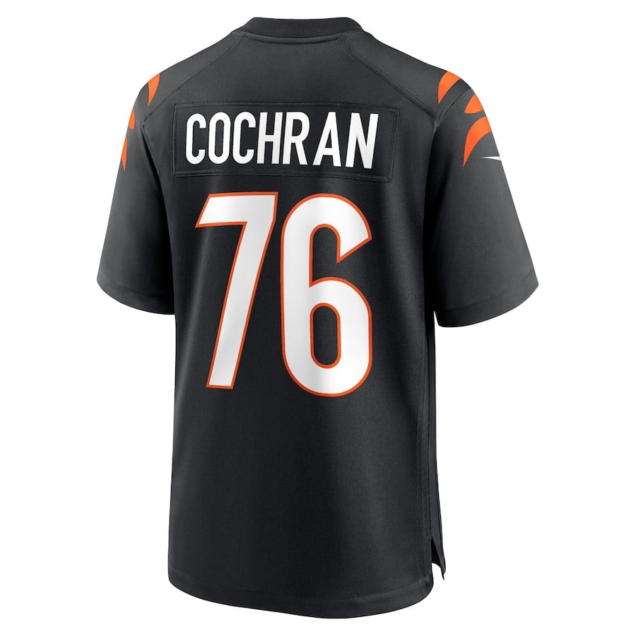 Devin Cochran 76 Cincinnati Bengals Team Game Men Jersey - Black JS2225 nicesnker - Image 3