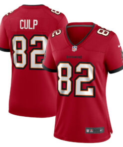 Devin Culp 82 Tampa Bay Buccaneers Women's Game Jersey - Red JS8889 nicesnker