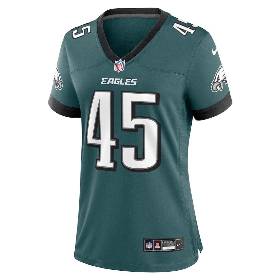 Devin White 45 Philadelphia Eagles Women Game Jersey - Midnight Green JS9038 nicesnker - Image 2