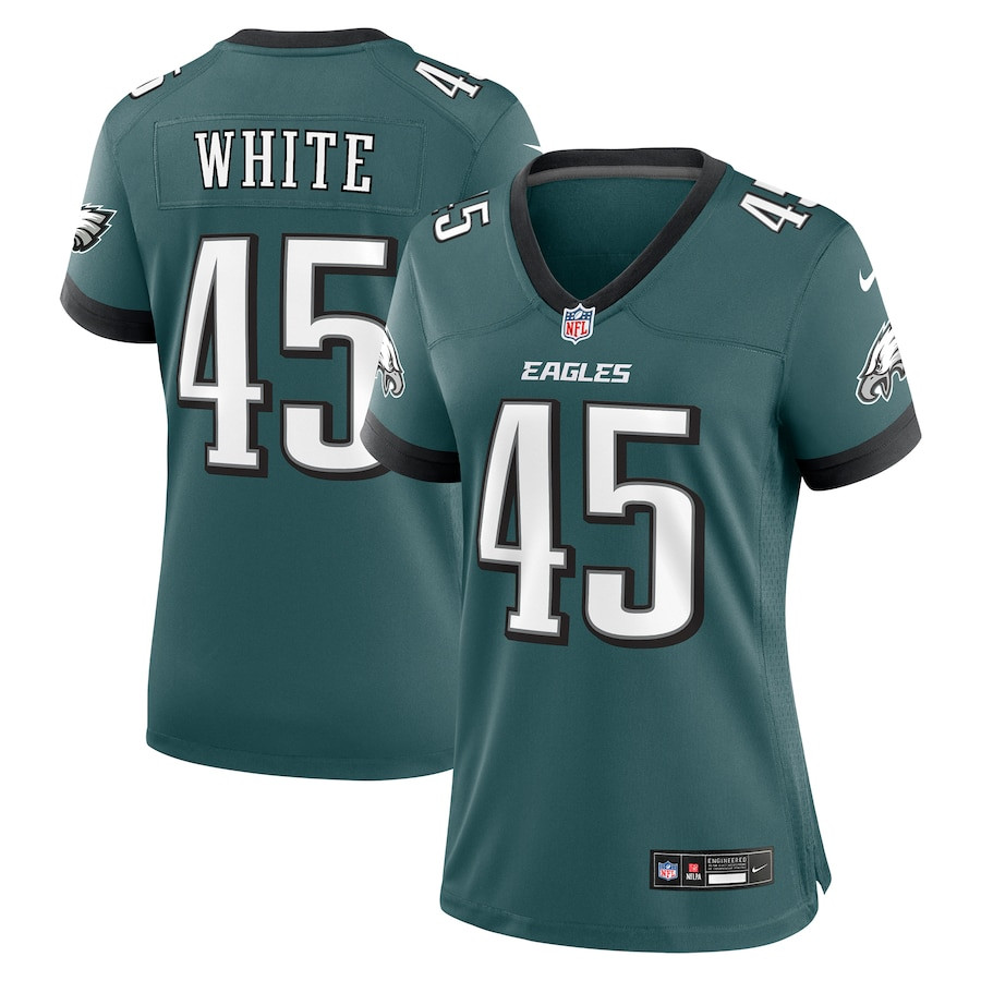 Devin White 45 Philadelphia Eagles Women Game Jersey - Midnight Green JS9038 nicesnker