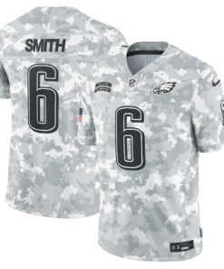 DeVonta Smith 6 Philadelphia Eagles 2024 Salute to Service Limited Men Jersey - Arctic Camo JS5095 nicesnker