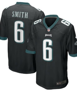 DeVonta Smith 6 Philadelphia Eagles Men Game Jersey - Black JS7877 nicesnker