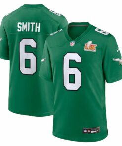 DeVonta Smith 6 Philadelphia Eagles Super Bowl LIX 2nd Alternate Game Jersey - Kelly Green JS5473 nicesnker