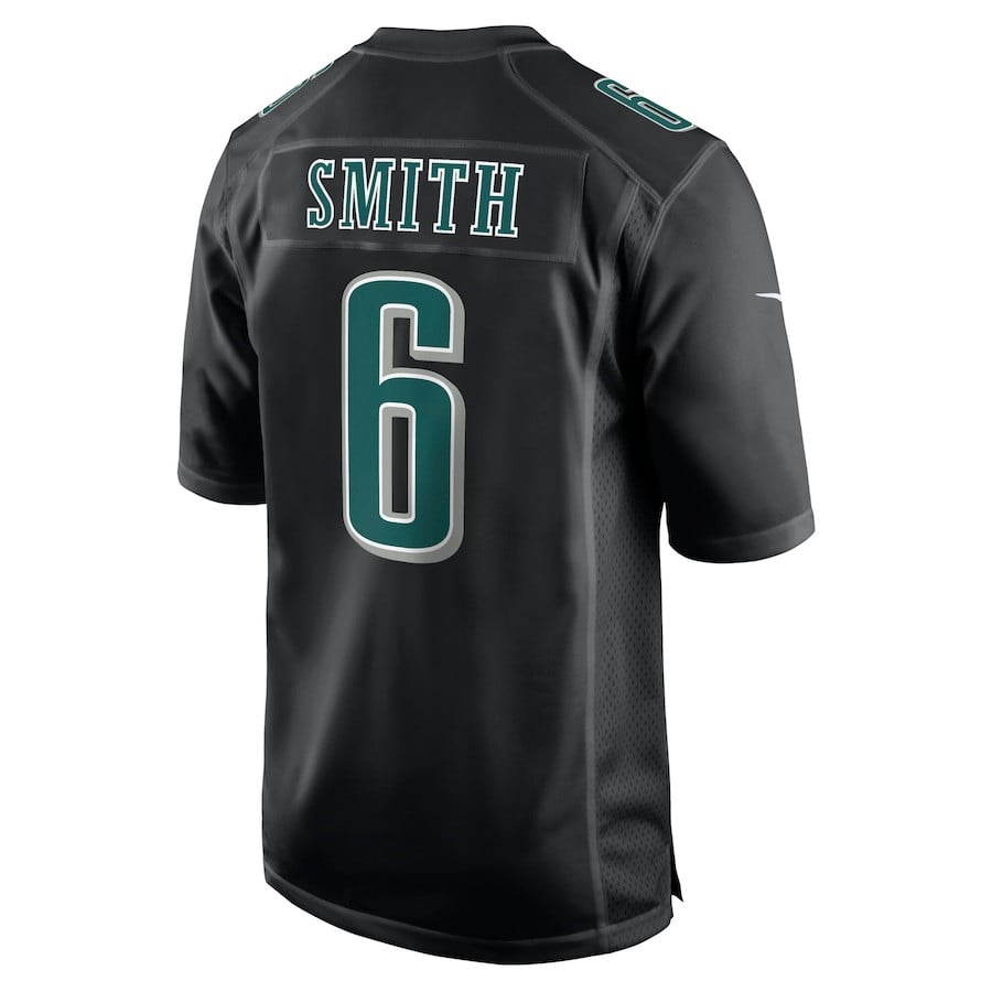 DeVonta Smith 6 Philadelphia Eagles Super Bowl LIX Fashion Game Player Jersey - Carbon Black JS1896 nicesnker - Image 3