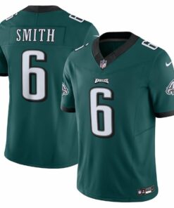 DeVonta Smith 6 Philadelphia Eagles Vapor F.U.S.E. Limited Jersey - Midnight Green JS2243 nicesnker